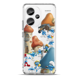 Silikonska Maskica za Redmi Note 13 Pro Plus - Smurfs