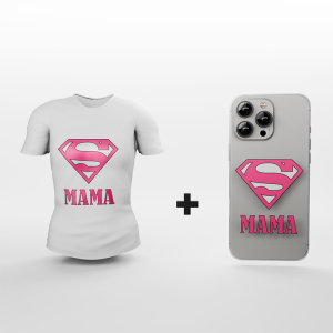 Ženska Majica + Silikonska maskica za mobitel - 040