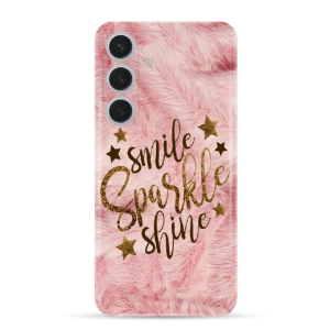 Silikonska Maskica za Galaxy S24 - Smile, Sparkle, Shine