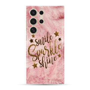 Silikonska Maskica za Galaxy S24 Ultra - Smile, Sparkle, Shine