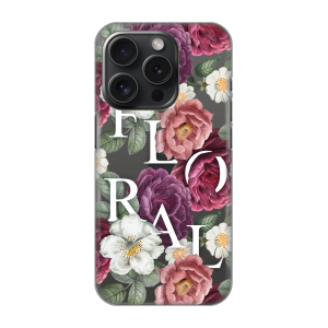 Silikonska Maskica za iPhone 16 Pro Max - Floral 2