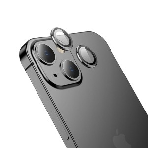 Kaljeno Staklo za Kameru za iPhone 13 Mini - crne leće