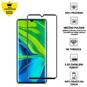 Zaštitno Staklo za ekran za Xiaomi Redmi Note 10 Pro (3D) - (Prozirno sa crnim rubovima)