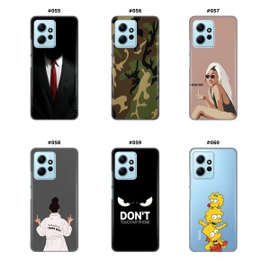 Silikonska Maskica za Xiaomi Redmi Note 12 (4G)  - Šareni motivi