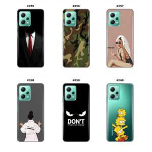 Silikonska Maskica za Xiaomi Redmi Note 12 (5G)  - Šareni motivi