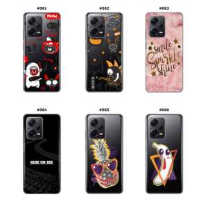 Silikonska Maskica za Xiaomi Redmi Note 12 Pro Plus  - Šareni motivi