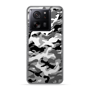 Silikonska Maskica za Xiaomi 13T / 13T Pro - Camouflage - siva