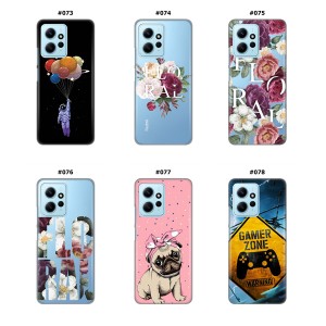 Silikonska Maskica za Xiaomi Redmi Note 12 (4G)  - Šareni motivi