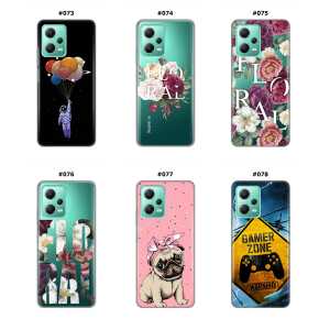 Silikonska Maskica za Xiaomi Redmi Note 12 (5G)  - Šareni motivi