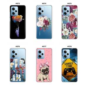 Silikonska Maskica za Xiaomi Redmi Note 12 Pro (5G) - Šareni motivi
