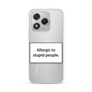 Silikonska Maskica za Honor 400 Lite - Allergic to Stupid People