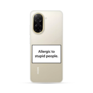 Silikonska Maskica za Redmi A5 NFC - Allergic to Stupid People