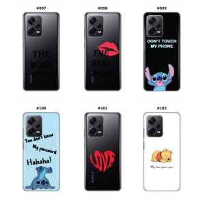 Silikonska Maskica za Xiaomi Redmi Note 12 Pro Plus  - Šareni motivi
