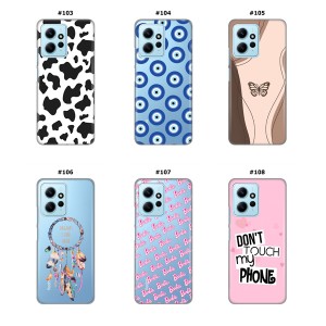 Silikonska Maskica za Xiaomi Redmi Note 12 (4G)  - Šareni motivi