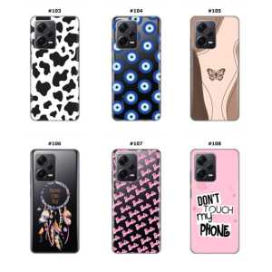 Silikonska Maskica za Xiaomi Redmi Note 12 Pro Plus  - Šareni motivi