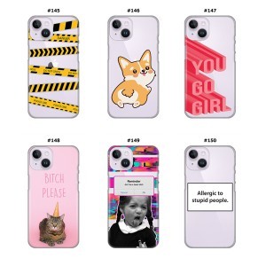 Silikonska Maskica za iPhone 14 - Šareni motivi