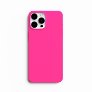 Silikonska Maskica za iPhone 15 Pro - Tamno roza