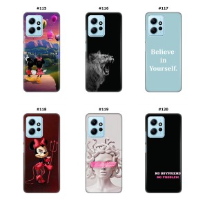 Silikonska Maskica za Xiaomi Redmi Note 12 (4G)  - Šareni motivi