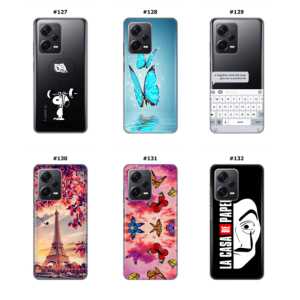 Silikonska Maskica za Xiaomi Redmi Note 12 Pro Plus  - Šareni motivi