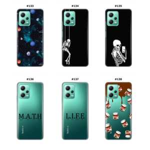 Silikonska Maskica za Xiaomi Redmi Note 12 (5G)  - Šareni motivi