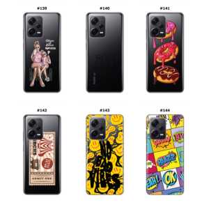 Silikonska Maskica za Xiaomi Redmi Note 12 Pro Plus  - Šareni motivi