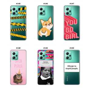 Silikonska Maskica za Xiaomi Redmi Note 12 (5G)  - Šareni motivi