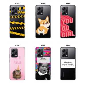 Silikonska Maskica za Xiaomi Redmi Note 12 Pro Plus  - Šareni motivi