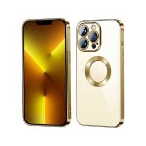 Kromirana prozirna maskica za iPhone 14 Pro - Više boja