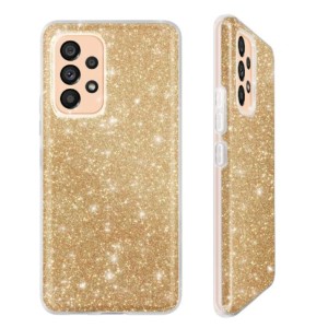 3u1 Glitter Maskica za Samsung Galaxy A14 - Zlatna