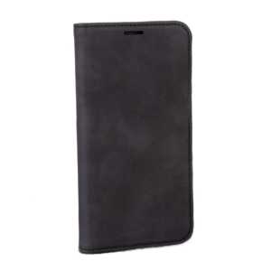 Smart Suede Preklopna Maskica za Samsung Galaxy A14 / A14 (5G) - Crna