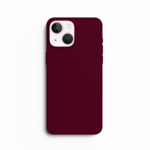 Silikonska Maskica za iPhone 15 Plus - Bordo