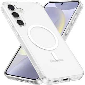MagSafe Prozirna Silikonska maskica za Samsung Galaxy S24 Plus