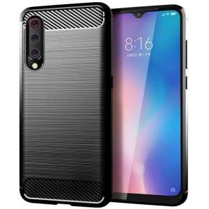 Silikonska Carbon Maskica za Mi A3 Lite
