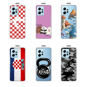 Silikonska Maskica za Xiaomi Redmi Note 12 (4G)  - Šareni motivi