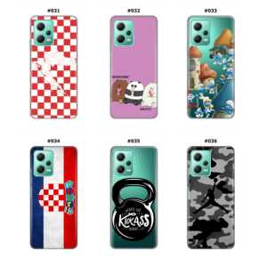 Silikonska Maskica za Xiaomi Redmi Note 12 (5G)  - Šareni motivi