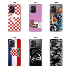 Silikonska Maskica za Xiaomi Redmi Note 12 Pro Plus  - Šareni motivi