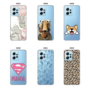 Silikonska Maskica za Xiaomi Redmi Note 12 (4G)  - Šareni motivi