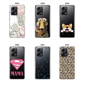 Silikonska Maskica za Xiaomi Redmi Note 12 Pro Plus  - Šareni motivi