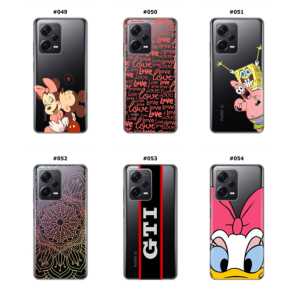 Silikonska Maskica za Xiaomi Redmi Note 12 Pro Plus  - Šareni motivi