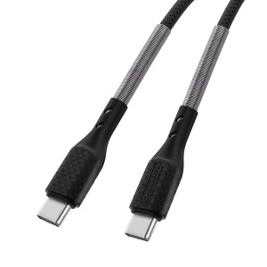 FORCELL Carbon kabel Type-C na Type-C PD60W 1m