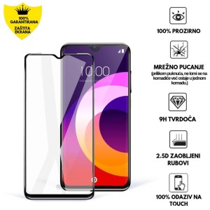 Zaštitno Staklo za ekran za iPhone 14 (3D Keramičko Staklo) - (Prozirno sa crnim rubovima)