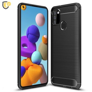 Silikonska Carbon Maskica za Galaxy A21s