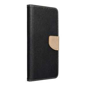 Fancy Wallet Maskica za Samsung Galaxy A36 - Crno-zlatna