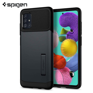 Spigen Slim Armor Maskica za Galaxy A51 - Metal Slate