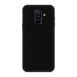 Silikonska maskica za Samsung Galaxy A6 Plus (2018) - Crna