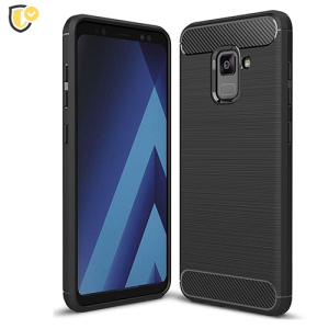 Silikonska Carbon Maskica za Galaxy A8 Plus (2018)