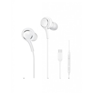 Žičane slušalice - Type c - Bijele