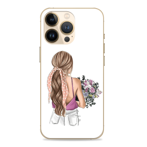 Silikonska maskica za mobitel - Flower gift - babe45