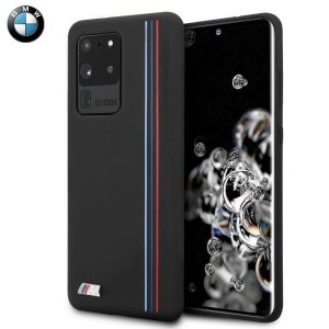 BMW Stripes Originalna Maskica za Galaxy S20 Ultra – Crna