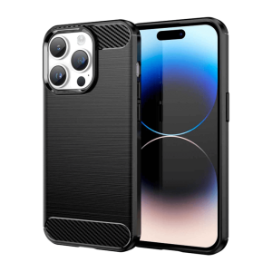 Silikonska Carbon Maskica za iPhone 15 Pro Max